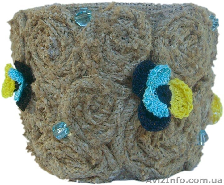 Подарок ручной работы для любимых: Горшок для цветов "Фиалка полевая" - <ro>Изображение</ro><ru>Изображение</ru> #4, <ru>Объявление</ru> #1047729