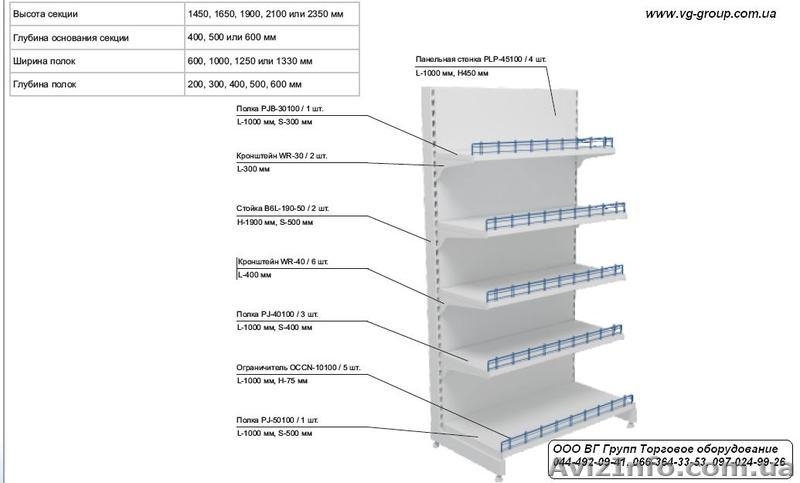 Стеллажи  торговые - <ro>Изображение</ro><ru>Изображение</ru> #1, <ru>Объявление</ru> #1065106