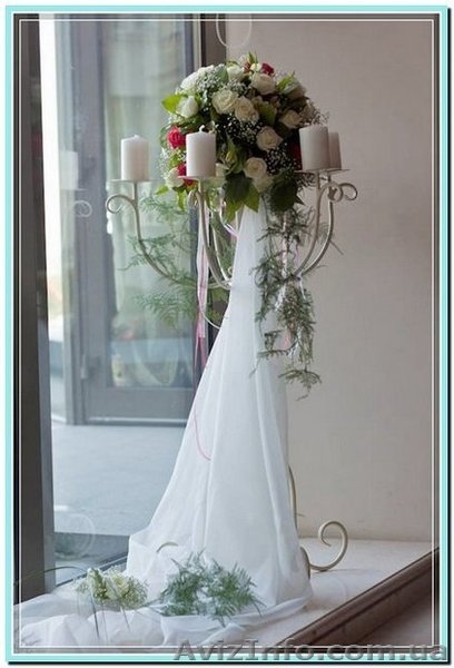 оформление свадьбы, прокат подсвечников - <ro>Изображение</ro><ru>Изображение</ru> #6, <ru>Объявление</ru> #1059236