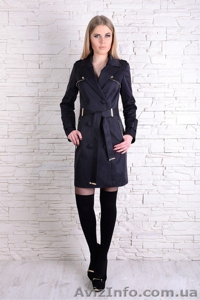 Плащ X-Woyz LS-8097 Весна 2014 в НАЛИЧИИ 48р. черный - <ro>Изображение</ro><ru>Изображение</ru> #4, <ru>Объявление</ru> #1081124