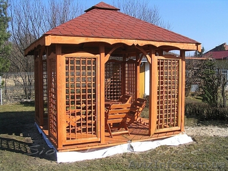Беседки из массива дерева для дома, дачи, сада.  - <ro>Изображение</ro><ru>Изображение</ru> #2, <ru>Объявление</ru> #1070211
