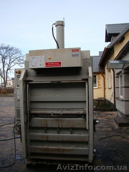 Пресс пакетировочный HSM 500.1VL – б/у - <ro>Изображение</ro><ru>Изображение</ru> #1, <ru>Объявление</ru> #1082402