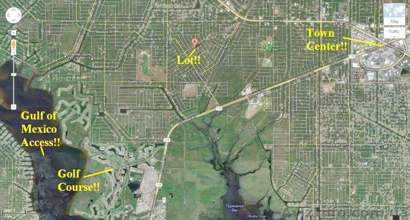 Участок для строительства, Port Charlotte, FLORIDA,США - <ro>Изображение</ro><ru>Изображение</ru> #3, <ru>Объявление</ru> #1076807