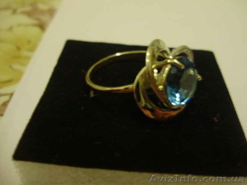 Колечко з бриллиантами  и топазом - <ro>Изображение</ro><ru>Изображение</ru> #2, <ru>Объявление</ru> #1068962