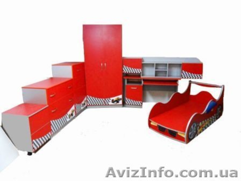 Детская кровать Форсаж-Отличный подарок для юных чемпионов. - <ro>Изображение</ro><ru>Изображение</ru> #3, <ru>Объявление</ru> #1089886