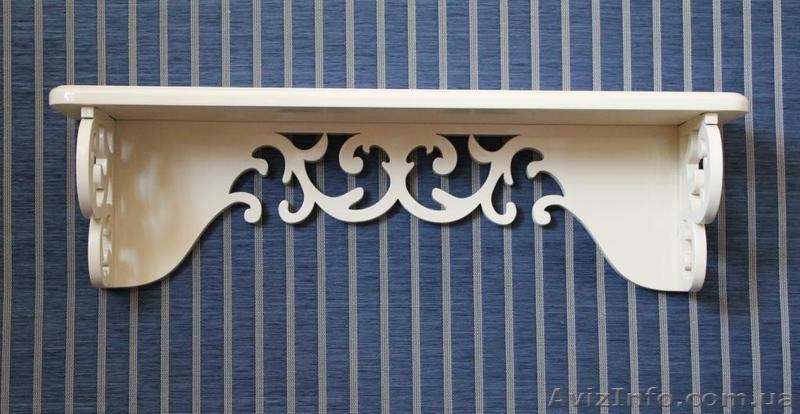 Полки полочки "прованс" резные декоративные стильные из МДФ с качественной пок - <ro>Изображение</ro><ru>Изображение</ru> #3, <ru>Объявление</ru> #1103161