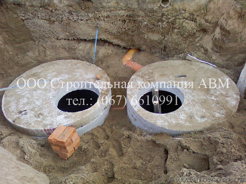 Канализация из железобетонных колец для дома, дачи, коттеджа - <ro>Изображение</ro><ru>Изображение</ru> #6, <ru>Объявление</ru> #138928