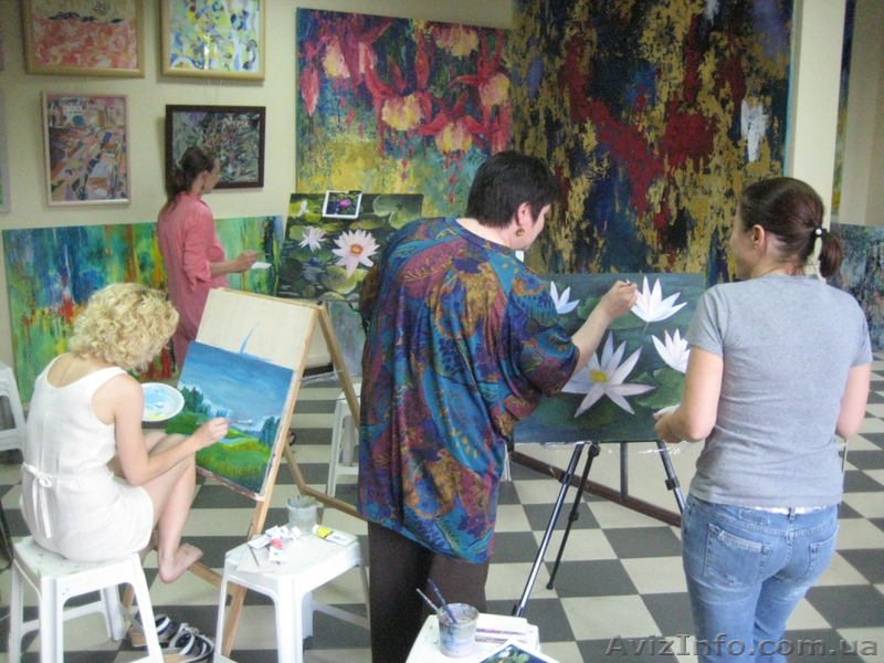 Мастер-классы живописи от "Санта Декор" 3 часа, краски входят! 160 грн. Киев. - <ro>Изображение</ro><ru>Изображение</ru> #4, <ru>Объявление</ru> #1115449