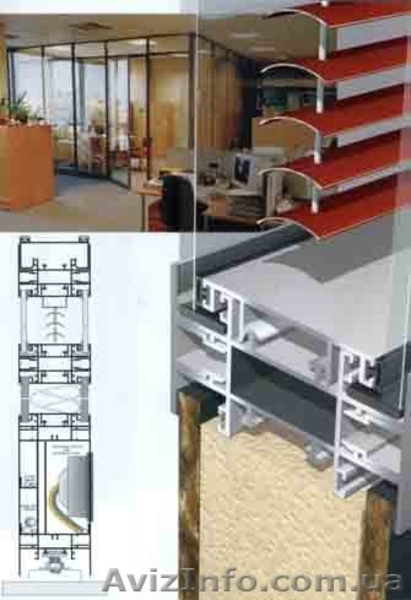 Офисные перегородки из алюминия . - <ro>Изображение</ro><ru>Изображение</ru> #1, <ru>Объявление</ru> #1114451