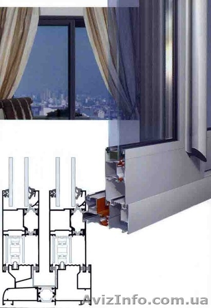 Раздвижные окна и двери из алюминия ,теплые и холодные . - <ro>Изображение</ro><ru>Изображение</ru> #4, <ru>Объявление</ru> #1114452