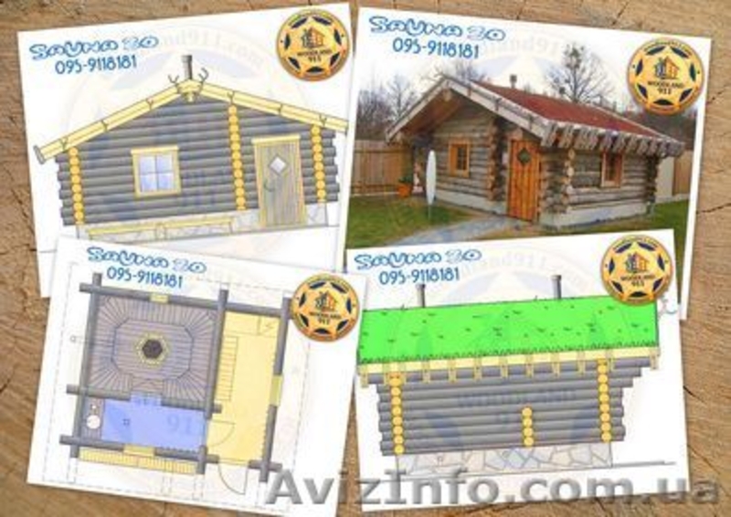 Сауны из дикого сруба, под ключ. - <ro>Изображение</ro><ru>Изображение</ru> #3, <ru>Объявление</ru> #1114725