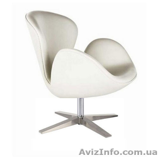 Кресла Swan черный, красный, белый кожзам для дома, кафе, баров - <ro>Изображение</ro><ru>Изображение</ru> #2, <ru>Объявление</ru> #1129611