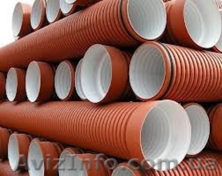 Труба гофрированная двухслойная полипропиленовая для наружной канализации - <ro>Изображение</ro><ru>Изображение</ru> #1, <ru>Объявление</ru> #1145317