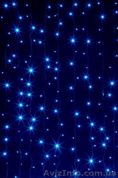 Светящиеся шторы   2х1 метра ,  украшение гирляндами фото . - <ro>Изображение</ro><ru>Изображение</ru> #2, <ru>Объявление</ru> #1159708