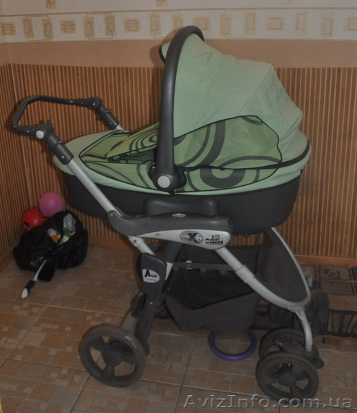 Универсальная коляска 2 в 1 CAM Combi МВ Х6 салатовая   - <ro>Изображение</ro><ru>Изображение</ru> #3, <ru>Объявление</ru> #1166808