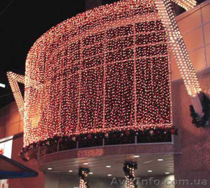 Светодиодный занавес купить  2х1 метра ,  монтаж новогодних украшений . - <ro>Изображение</ro><ru>Изображение</ru> #3, <ru>Объявление</ru> #1159704