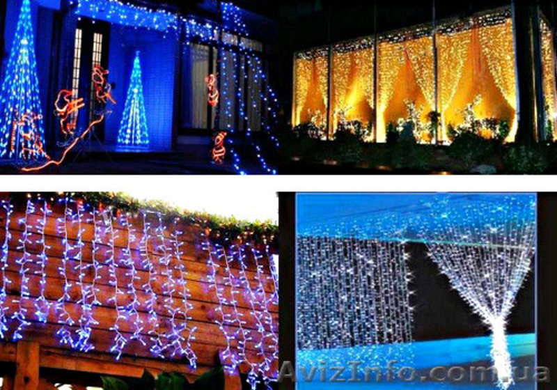 Новогоднее оформление города, украшение фасадов гирляндами.Монтаж гирлянд. - <ro>Изображение</ro><ru>Изображение</ru> #4, <ru>Объявление</ru> #1170799