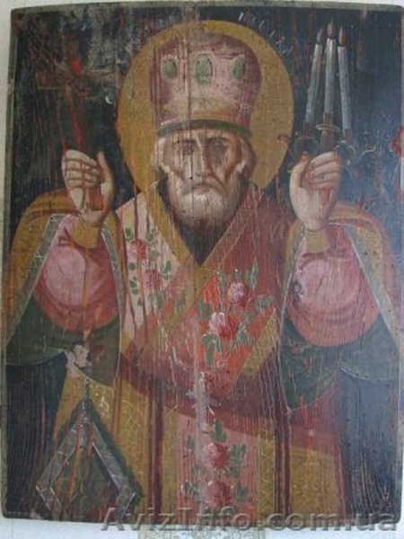 Предлагаю старинную икону   19 века. - <ro>Изображение</ro><ru>Изображение</ru> #6, <ru>Объявление</ru> #1171248