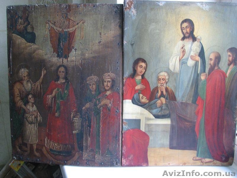 Предлагаю старинную икону   19 века. - <ro>Изображение</ro><ru>Изображение</ru> #3, <ru>Объявление</ru> #1171248