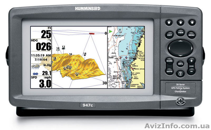 Эхолот humminbird 947C (картплотер/3D) - <ro>Изображение</ro><ru>Изображение</ru> #1, <ru>Объявление</ru> #1218960