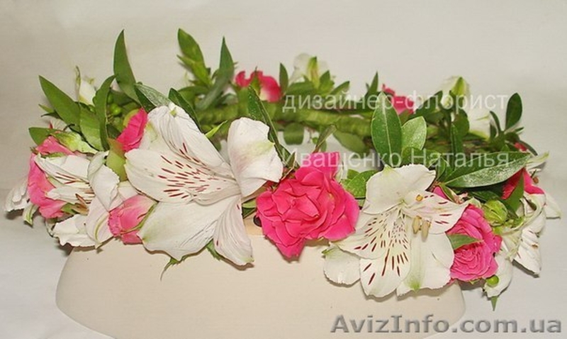 Свадебный венок из цветов - <ro>Изображение</ro><ru>Изображение</ru> #4, <ru>Объявление</ru> #1218469