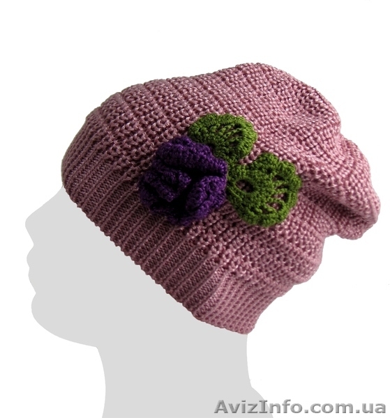 Нарядная шапочка демисезонная для девочек. Хлопок/вискоза. - <ro>Изображение</ro><ru>Изображение</ru> #6, <ru>Объявление</ru> #1230912