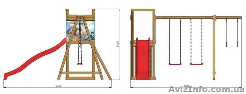 Детские игровые площадки для дачи SB-4 - <ro>Изображение</ro><ru>Изображение</ru> #3, <ru>Объявление</ru> #1240647