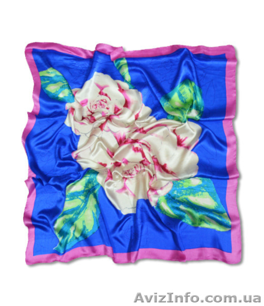 Модные женские платки: шелковые, атласные, льняные - <ro>Изображение</ro><ru>Изображение</ru> #5, <ru>Объявление</ru> #1245215
