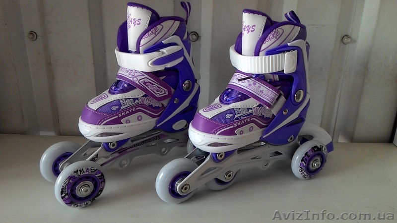 Детские раздвижные ролики четырех колесные размер 28-31  - <ro>Изображение</ro><ru>Изображение</ru> #1, <ru>Объявление</ru> #1246922