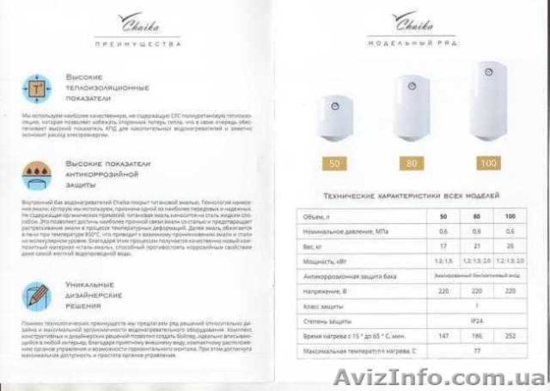 Продам лучший водонагреватель  Chaika EWH-80V сделанный в Украине - <ro>Изображение</ro><ru>Изображение</ru> #3, <ru>Объявление</ru> #1266637