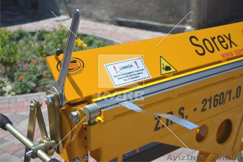 Ручной листогиб. ZRS 2160/1 Сорекс (MetalMaster EuroMaster LBM 200) - <ro>Изображение</ro><ru>Изображение</ru> #2, <ru>Объявление</ru> #1268869