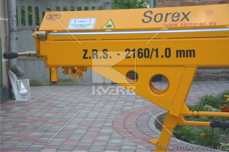 Ручной листогиб. ZRS 2160/1 Сорекс (MetalMaster EuroMaster LBM 200) - <ro>Изображение</ro><ru>Изображение</ru> #3, <ru>Объявление</ru> #1268869