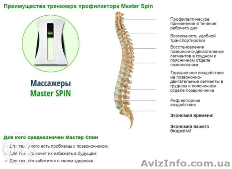 Мастер Спин - здоровье позвоночника - <ro>Изображение</ro><ru>Изображение</ru> #1, <ru>Объявление</ru> #1266781