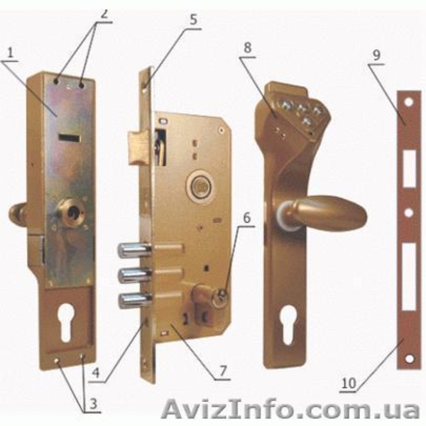 Электроника+механика - кодовый дверной замок с сиреной. - <ro>Изображение</ro><ru>Изображение</ru> #3, <ru>Объявление</ru> #1271009