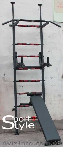 Взрослая шведская стенка с держателями штанги. - <ro>Изображение</ro><ru>Изображение</ru> #1, <ru>Объявление</ru> #1276642