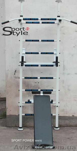 Взрослая шведская стенка с держателями штанги. - <ro>Изображение</ro><ru>Изображение</ru> #2, <ru>Объявление</ru> #1276642