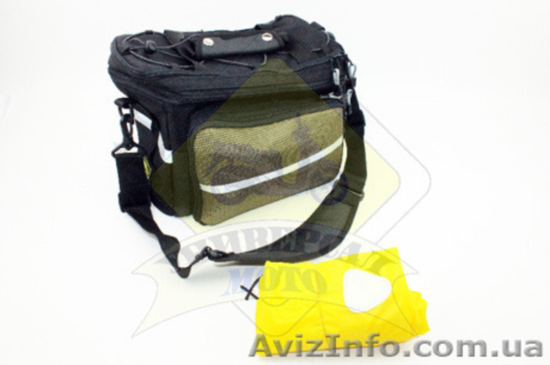 Сумка трансформер на багажник, раскладные боковые карманы, светоотражающие полос - <ro>Изображение</ro><ru>Изображение</ru> #3, <ru>Объявление</ru> #1280779