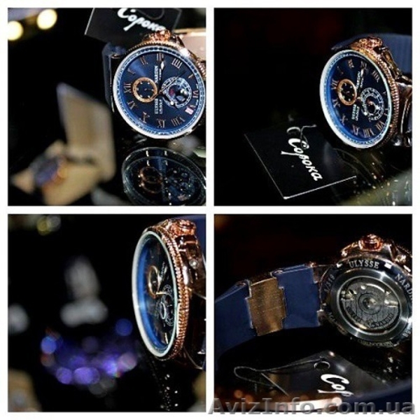 Часы "Ulysse Nardin" с автоподзаводом. БЕСПЛАТНАЯ ДОСТАВКА!!! - <ro>Изображение</ro><ru>Изображение</ru> #3, <ru>Объявление</ru> #1284991