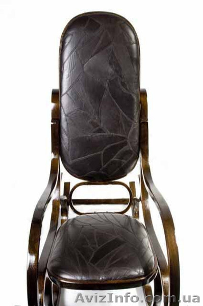 Кресло Качалка "PBT Group" черное,кожаное  - <ro>Изображение</ro><ru>Изображение</ru> #5, <ru>Объявление</ru> #1305377