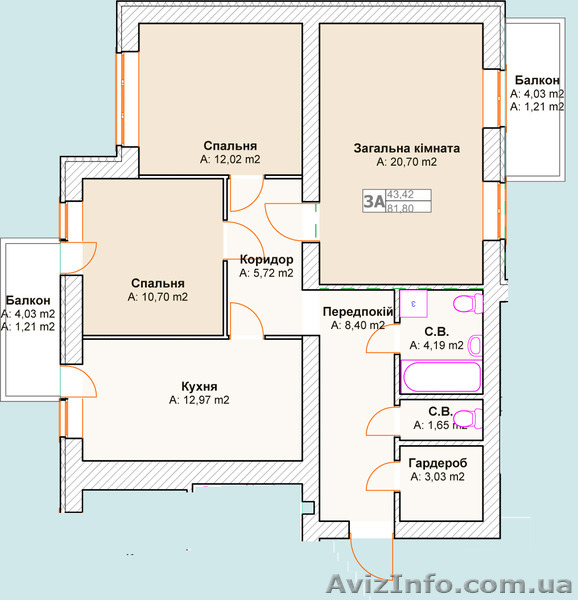 Дешевые 1-но, 2-х, 3-х комнатные квартиры под Киевом! - <ro>Изображение</ro><ru>Изображение</ru> #9, <ru>Объявление</ru> #1304845