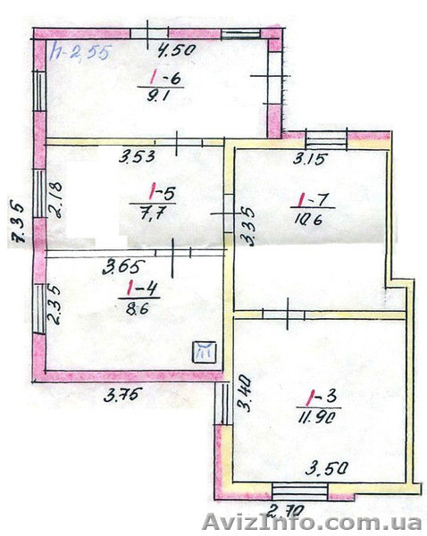 Немешаево - центр. Срочно продам пол дома 55 кв.м/10 соток... - <ro>Изображение</ro><ru>Изображение</ru> #1, <ru>Объявление</ru> #1302909