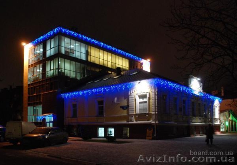 Светодиодная гирлянда бахрома,уличные новогодние украшения - <ro>Изображение</ro><ru>Изображение</ru> #4, <ru>Объявление</ru> #1315725