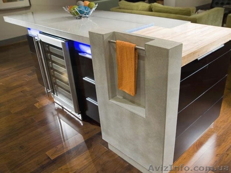 Кухонные столешницы из декоративного бетона - <ro>Изображение</ro><ru>Изображение</ru> #5, <ru>Объявление</ru> #1310511