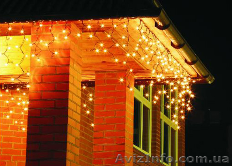 Светодиодная гирлянда бахрома,уличные новогодние украшения - <ro>Изображение</ro><ru>Изображение</ru> #6, <ru>Объявление</ru> #1315725