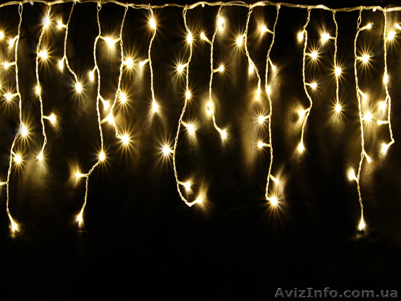 Светодиодная гирлянда бахрома,уличные новогодние украшения - <ro>Изображение</ro><ru>Изображение</ru> #3, <ru>Объявление</ru> #1315725
