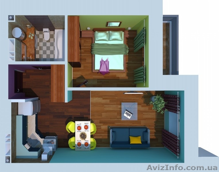 2к квартира с документами в сданном Жилом Комплексе и в строящемся - <ro>Изображение</ro><ru>Изображение</ru> #4, <ru>Объявление</ru> #1312427