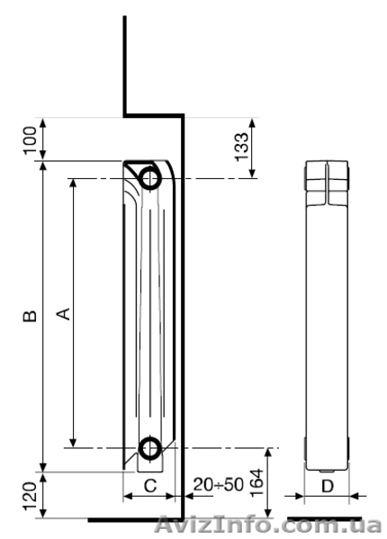 Радиатор Nova Florida Extra Therm S5 500-100 - <ro>Изображение</ro><ru>Изображение</ru> #4, <ru>Объявление</ru> #1311979