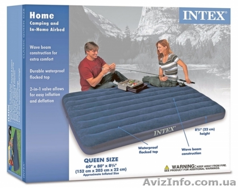 Двуспальный надувной матрас Intex 68755 - <ro>Изображение</ro><ru>Изображение</ru> #3, <ru>Объявление</ru> #1331036