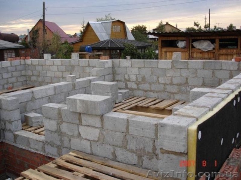 Строительство домов, кладка . Бетонные, земельные работы . Фундамент  - <ro>Изображение</ro><ru>Изображение</ru> #2, <ru>Объявление</ru> #1328514