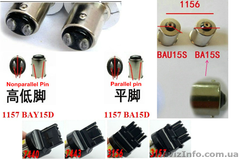 Светодиодная Led автолампа BA15S P21 1156 1141 7503 A115 12V вольт - <ro>Изображение</ro><ru>Изображение</ru> #3, <ru>Объявление</ru> #1320317